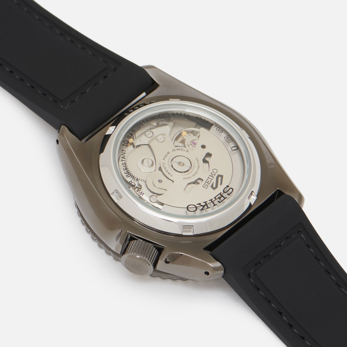 Наручные часы Seiko, цвет чёрный, размер UNI SRPD65K3S SRPD65K3S Seiko 5 Sports - фото 4