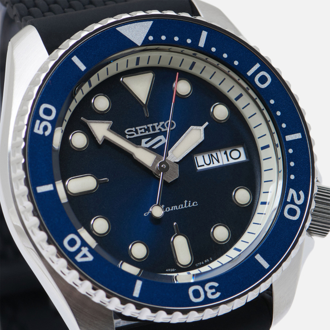 Наручные часы Seiko, цвет чёрный, размер UNI SRPD71K2S SRPD71K2S Seiko 5 Sports - фото 3