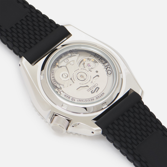 Наручные часы Seiko, цвет чёрный, размер UNI SRPD71K2S SRPD71K2S Seiko 5 Sports - фото 4