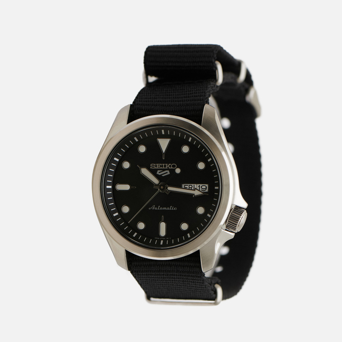 Наручные часы Seiko, цвет чёрный, размер UNI SRPE67K1S SRPE67K1S Seiko 5 Sports - фото 2