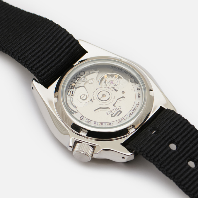 Наручные часы Seiko, цвет чёрный, размер UNI SRPE67K1S SRPE67K1S Seiko 5 Sports - фото 4