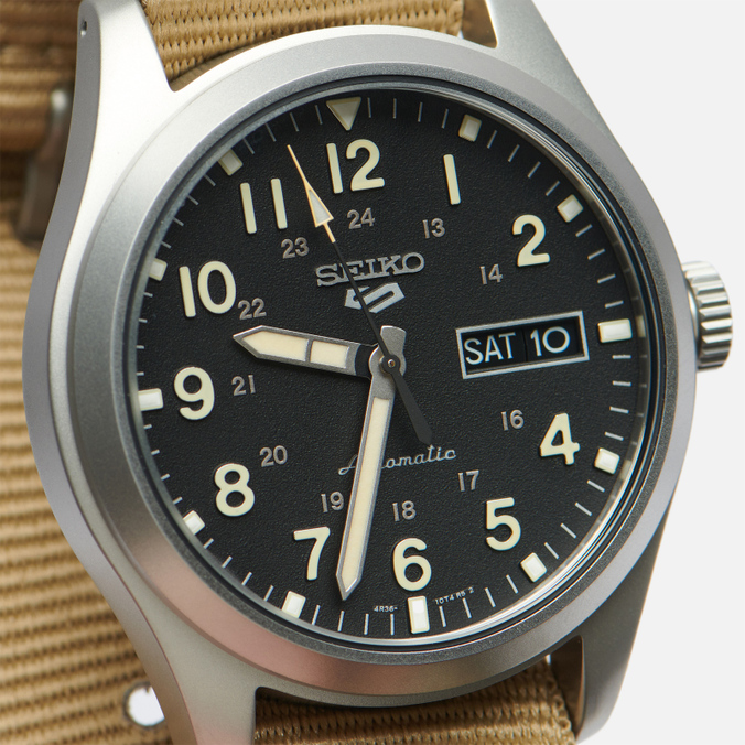 Наручные часы Seiko, цвет бежевый, размер UNI SRPG35K1S SRPG35K1S Seiko 5 Sports - фото 3