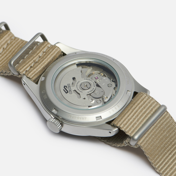 Наручные часы Seiko, цвет бежевый, размер UNI SRPG35K1S SRPG35K1S Seiko 5 Sports - фото 4
