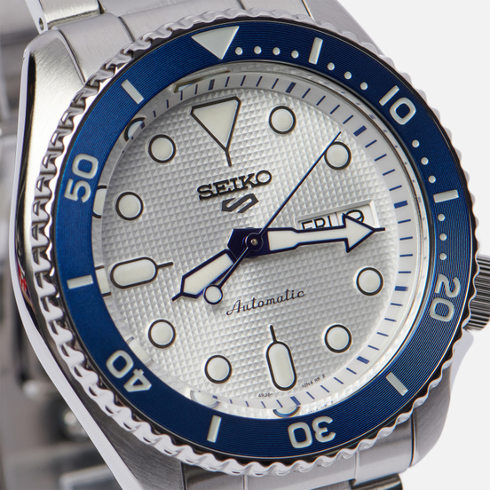 Наручные часы Seiko SRPG43K1S Seiko 5 Sports Silver/Blue/White