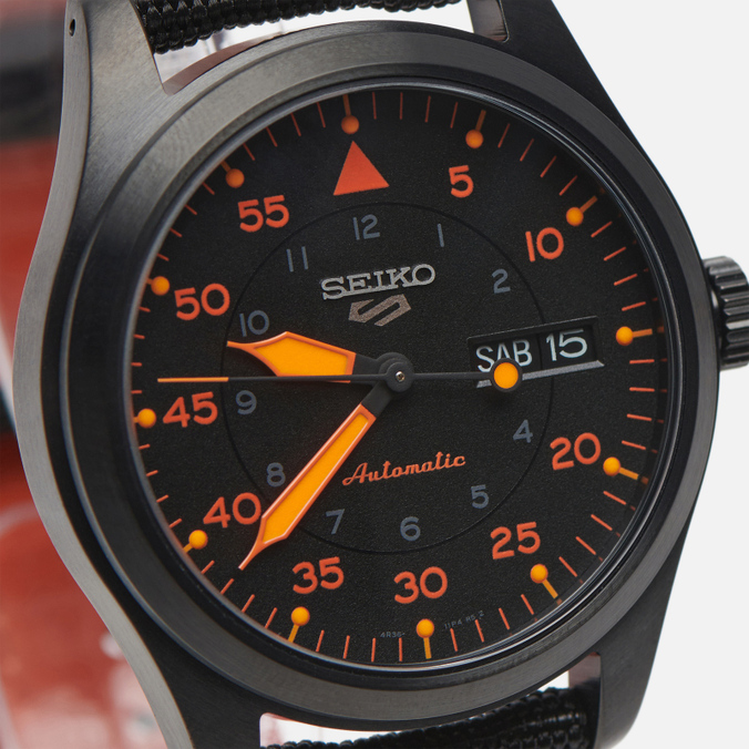 Наручные часы Seiko, цвет чёрный, размер UNI SRPH33K1S SRPH33K1S 5 Sports - фото 3
