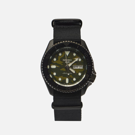 Наручные часы Seiko 5 Sports SRPJ37K1, цвет зелёный