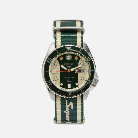 Наручные часы Seiko 5 Sports SRPJ49K1, цвет зелёный