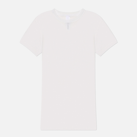 Женская футболка SKIMS Sheer Rib Crewneck, цвет белый