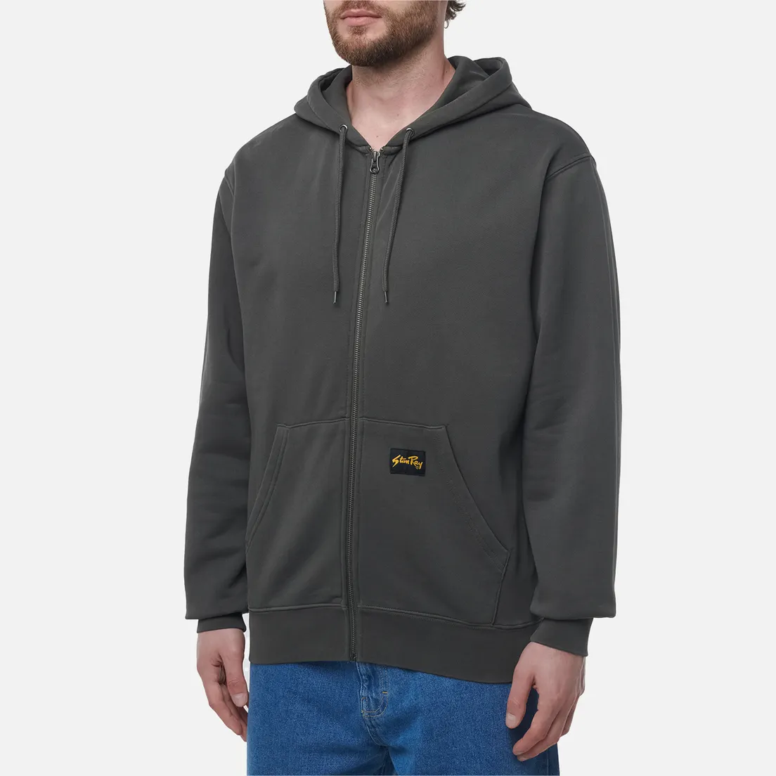 Stan Ray Мужская толстовка Patch Zip Relaxed Fit Hoodie