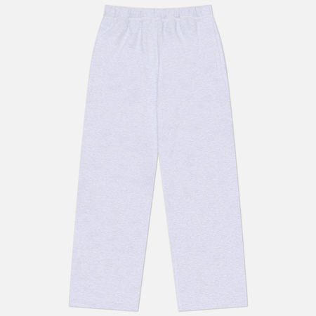 Женские брюки SKIMS Cotton Fleece Classic Straight Leg, цвет серый