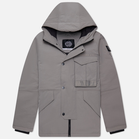 фото Мужская куртка парка st-95 proximity, цвет серый, размер s