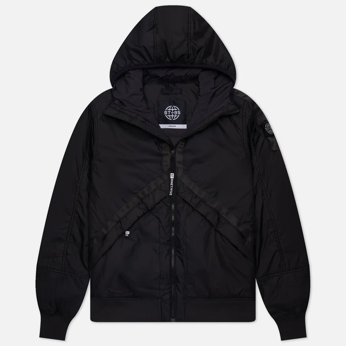 ST-95 Мужская куртка ветровка Helio Hooded Padded Blouson