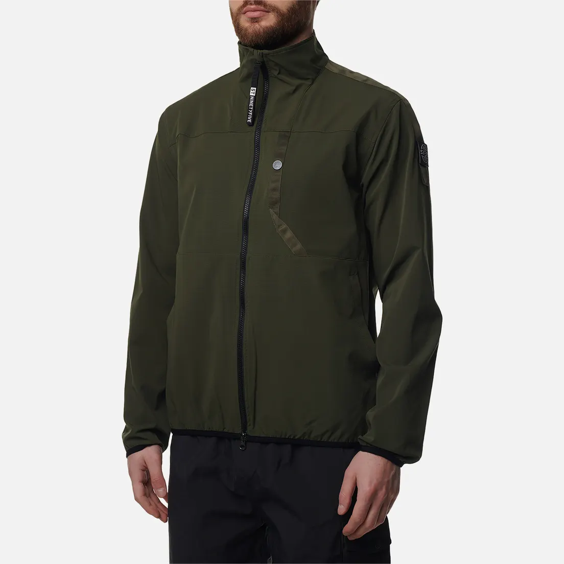 ST-95 Мужская куртка ветровка 4 Way Stretch Zip Through