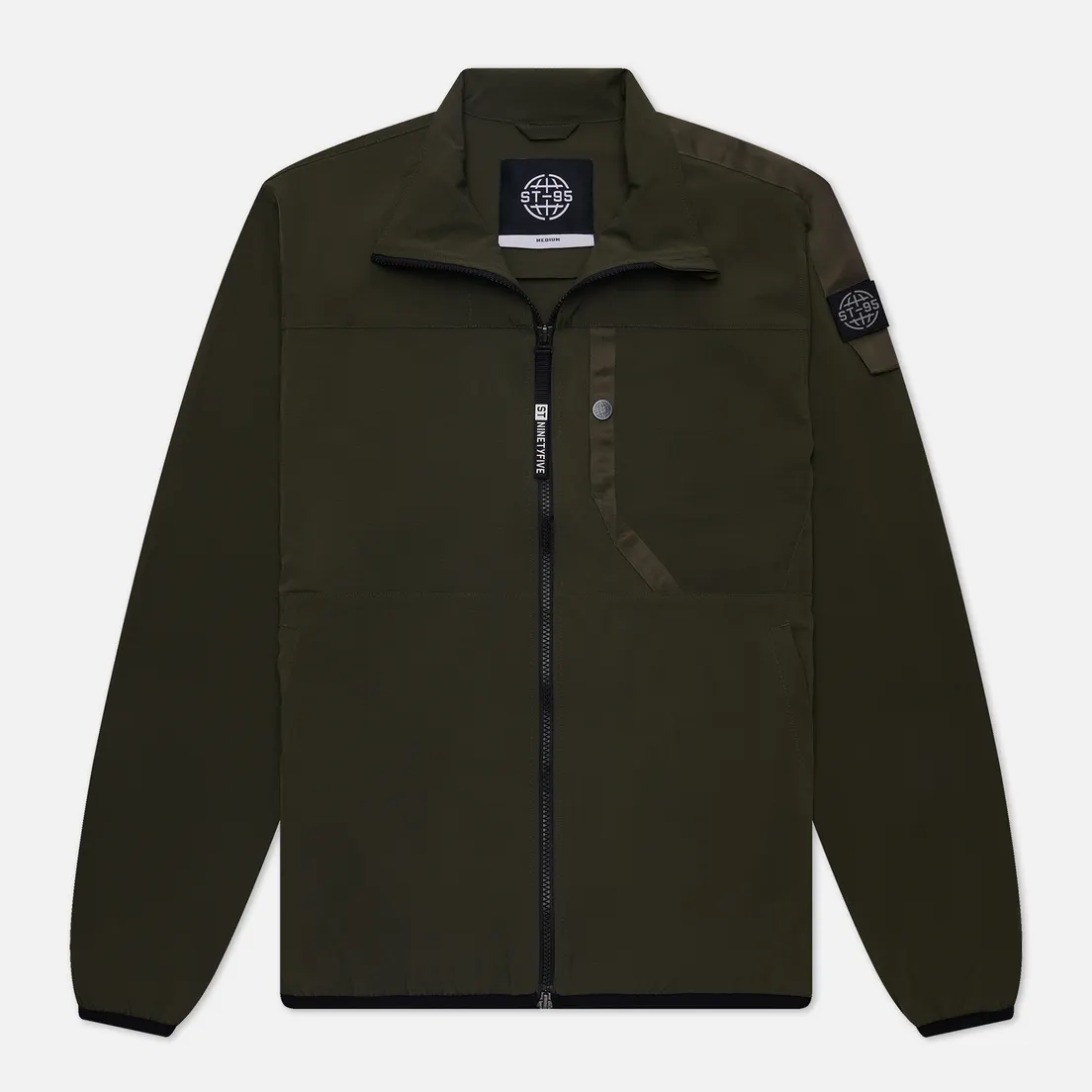 ST-95 Мужская куртка ветровка 4 Way Stretch Zip Through