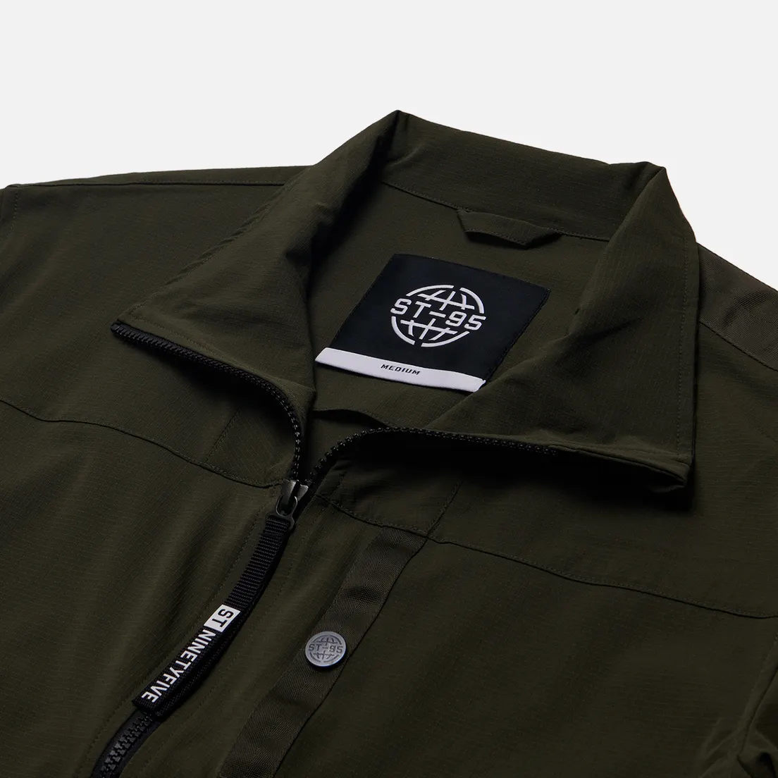 ST-95 Мужская куртка ветровка 4 Way Stretch Zip Through