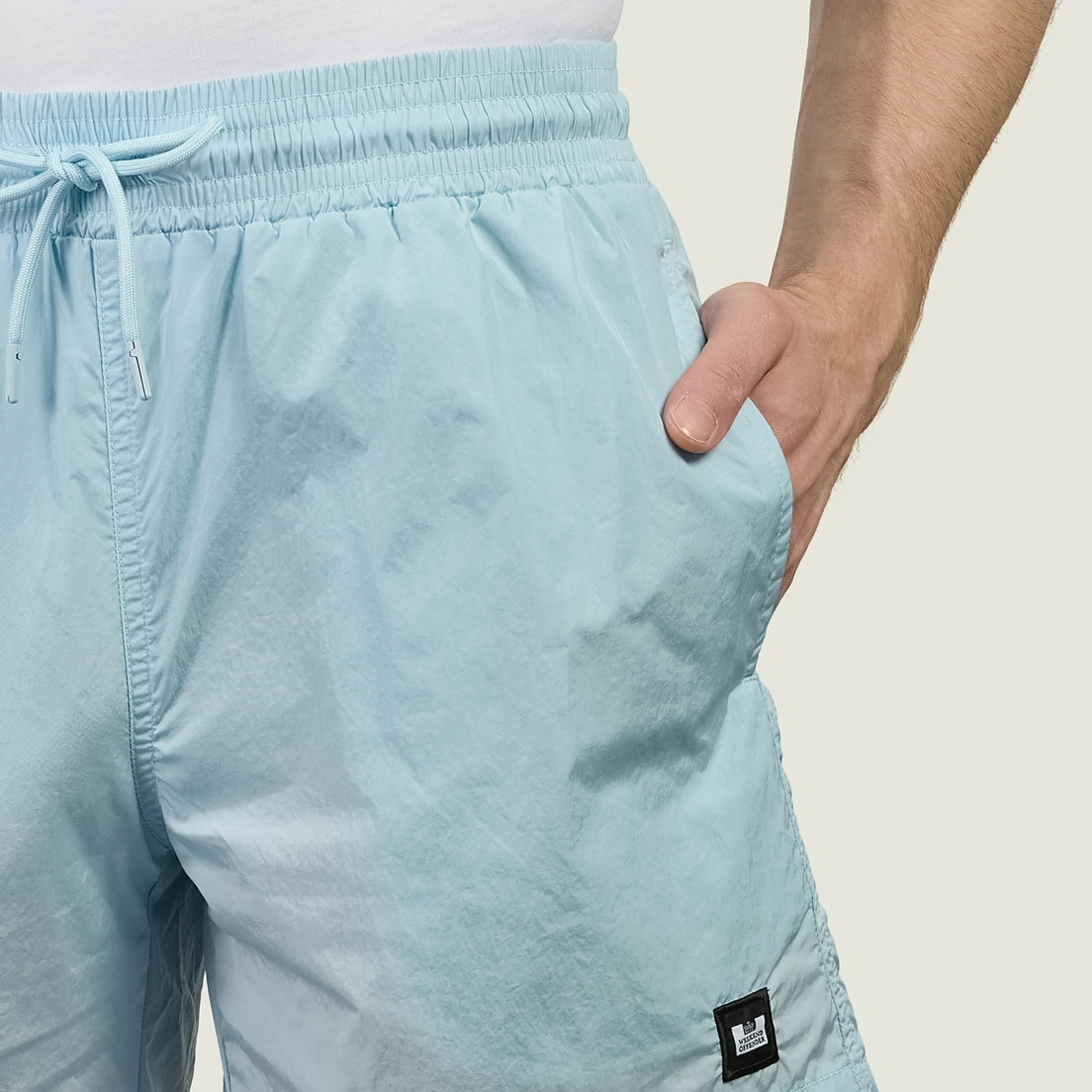 TRADITIONAL WEATHERWEAR 別注LINTON SHORT Мужские шорты Weekend Offender Stacks DWR, ST1A03-SKY