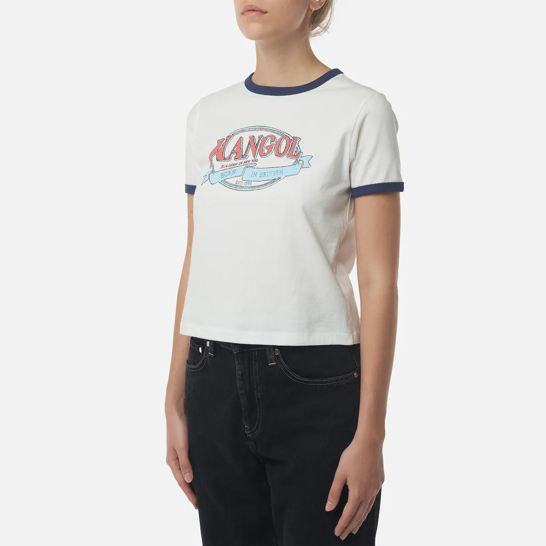 Kangol Женская футболка Vintage Ringer