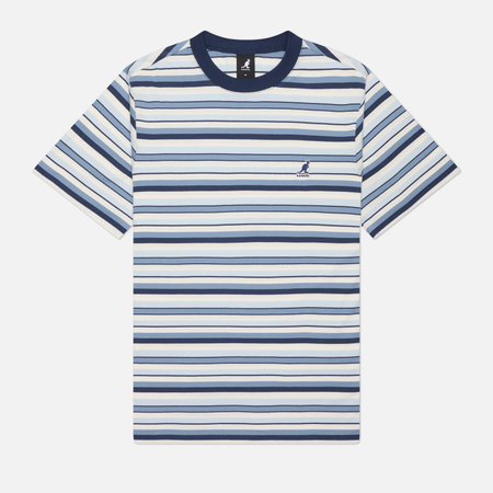Мужская футболка Kangol Multi Stripe, цвет синий, размер XL