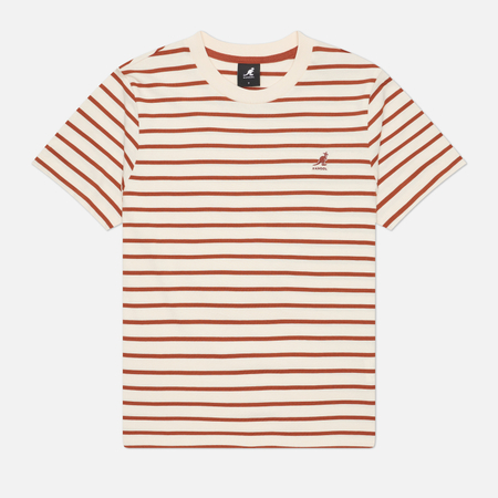 Женская футболка Kangol Stripe, цвет бежевый, размер S