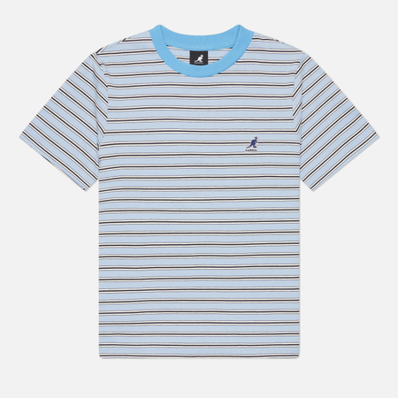 Женская футболка Kangol Multi Stripe, цвет голубой, размер S