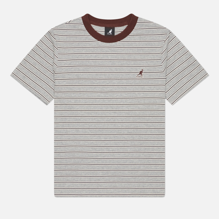 Женская футболка Kangol Multi Stripe, цвет серый, размер L