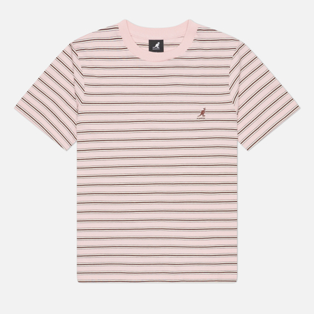 Женская футболка Kangol Multi Stripe, цвет розовый, размер M