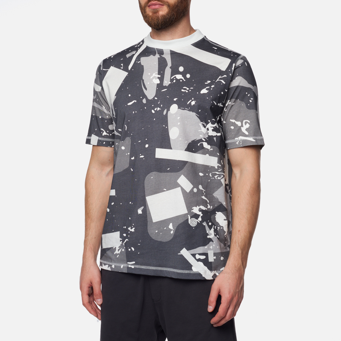 ST-95 Мужская футболка Monochrome Camouflage