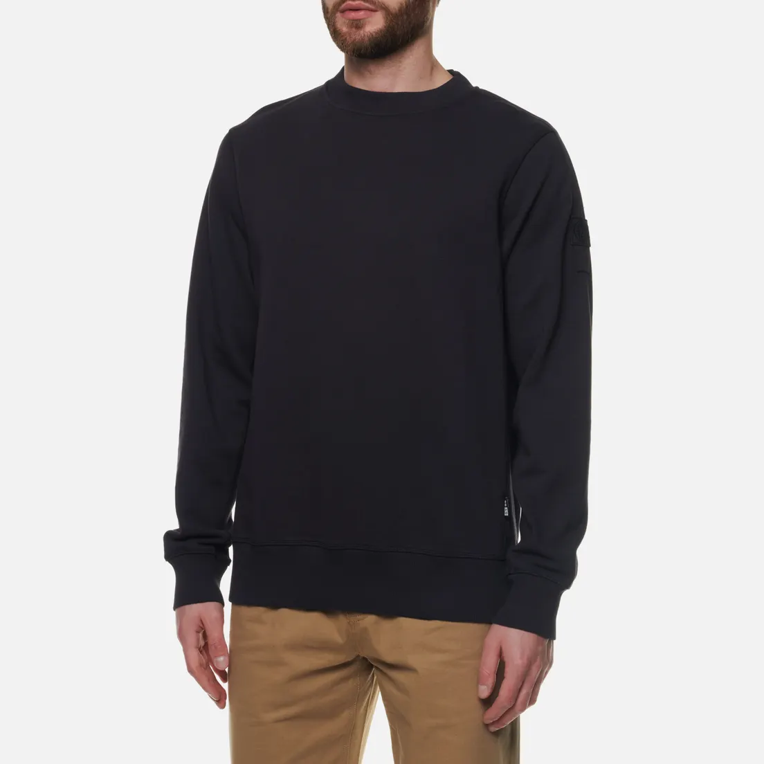 ST-95 Мужская толстовка Logo Patch Crew Neck