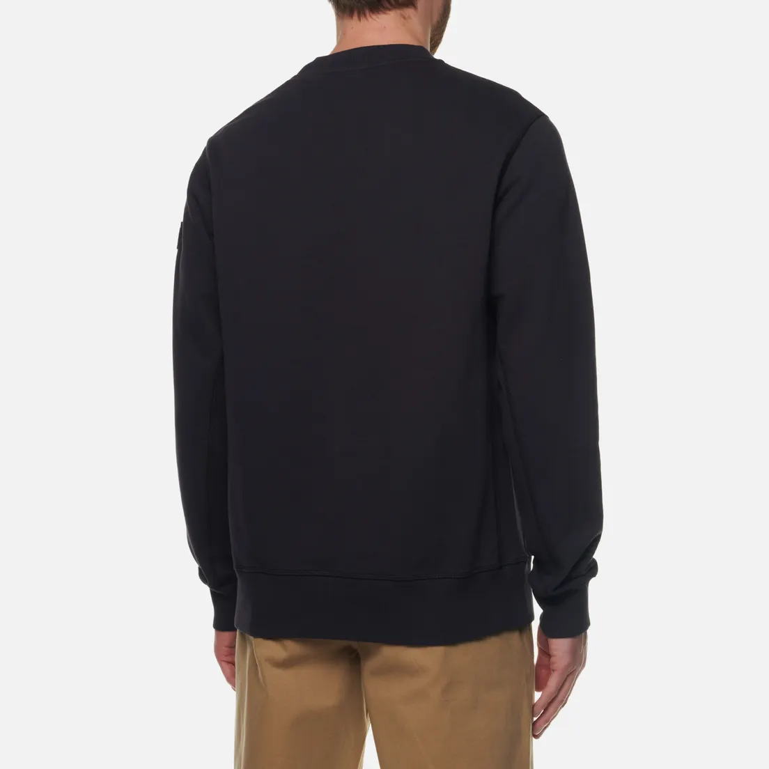 ST-95 Мужская толстовка Logo Patch Crew Neck