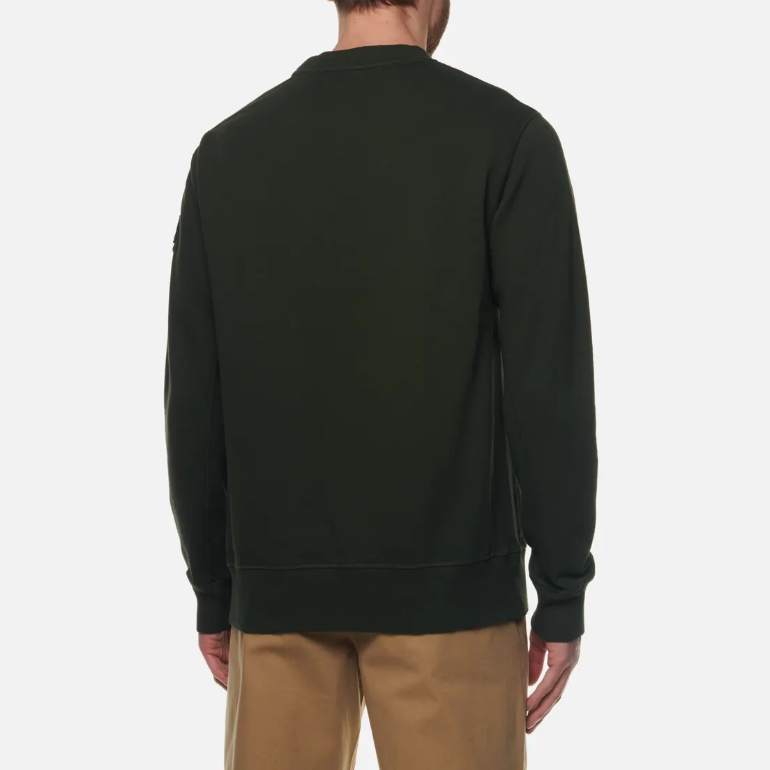 ST-95 Мужская толстовка Logo Patch Crew Neck