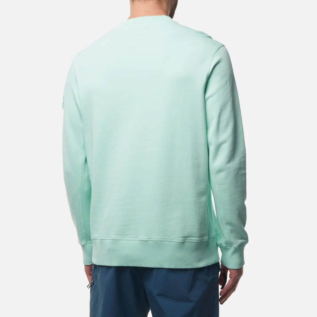 ST-95 Мужская толстовка Logo Patch Crew Neck