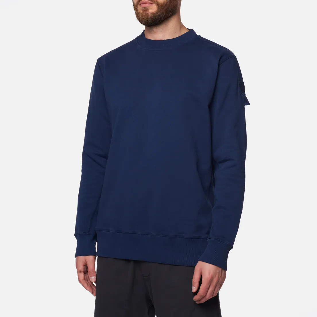 ST-95 Мужская толстовка Overdyed Globe Logo Crew Neck