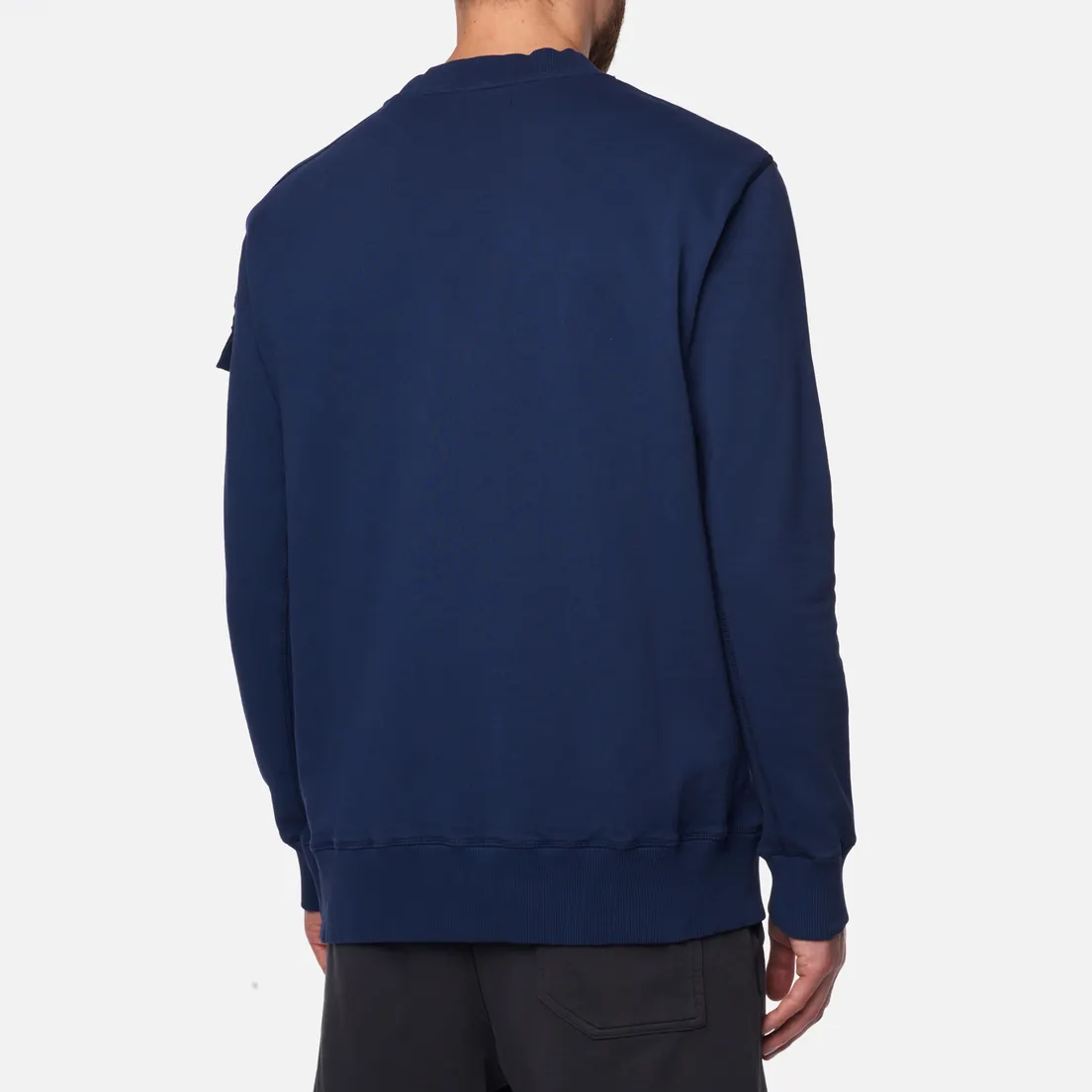 ST-95 Мужская толстовка Overdyed Globe Logo Crew Neck