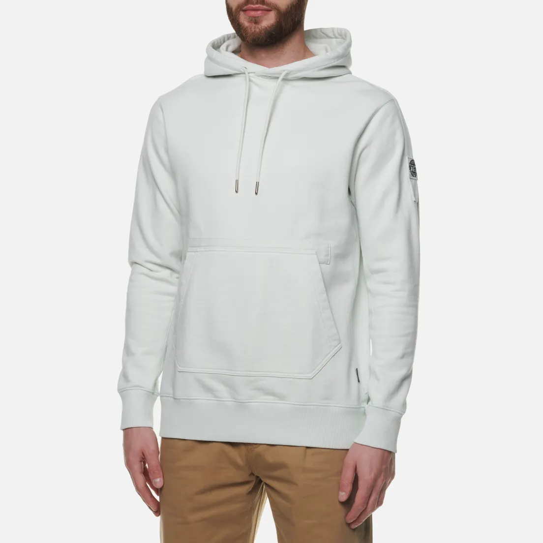 ST-95 Мужская толстовка Logo Patch Hoodie