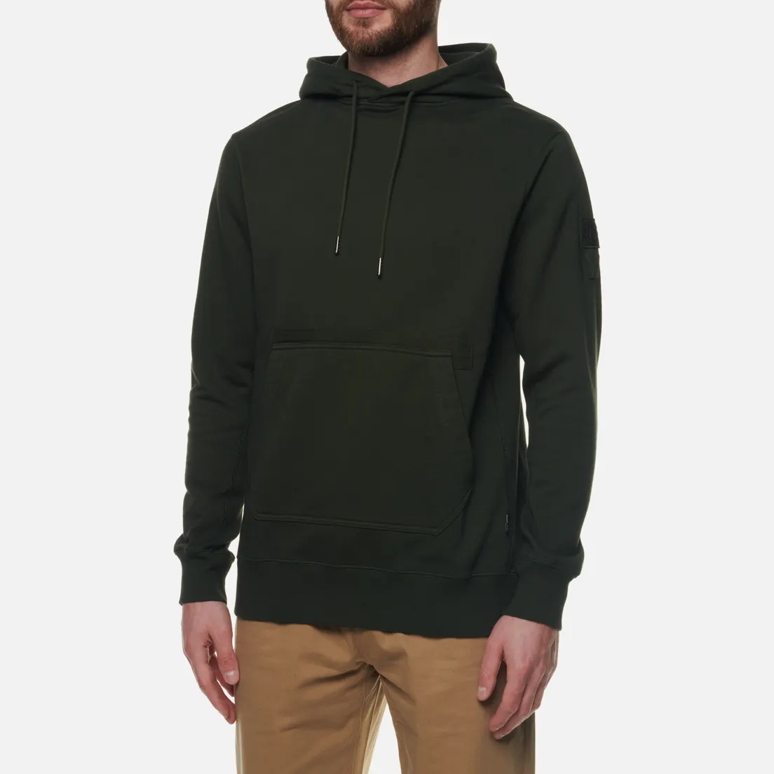 ST-95 Мужская толстовка Logo Patch Hoodie