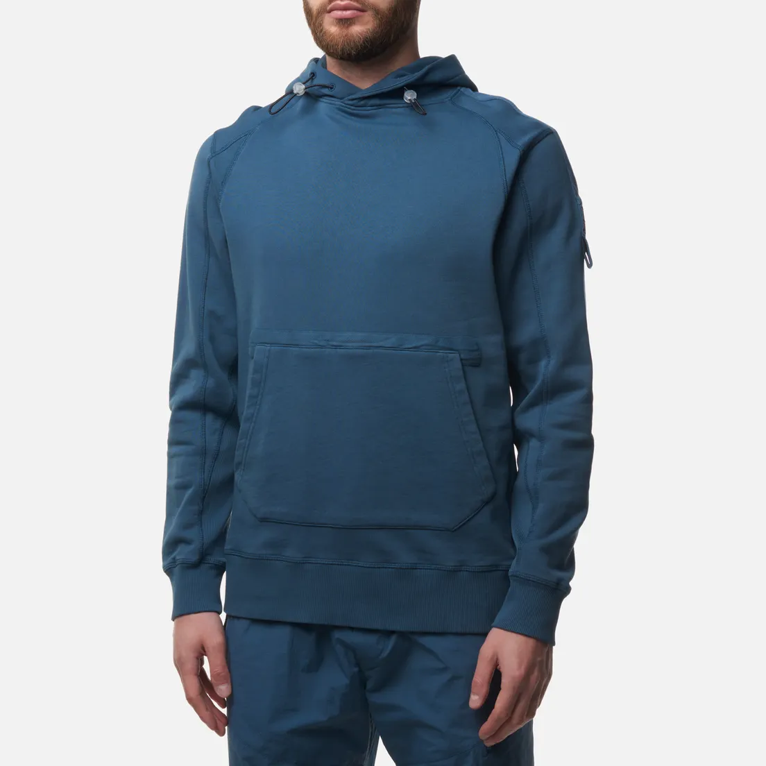 ST-95 Мужская толстовка Logo Patch Hoodie