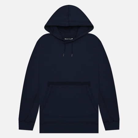 фото Мужская толстовка st-95 overdyed globe logo hoodie, цвет синий, размер xs