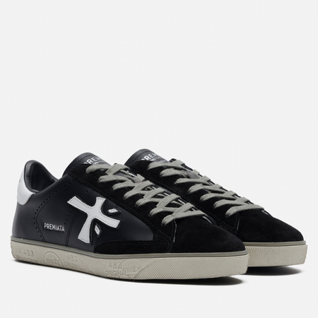 фото Мужские кроссовки premiata steven 5439, цвет чёрный, размер 45 eu