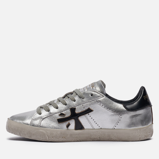Женские кроссовки Premiata Steven-d 4713 Silver/Black