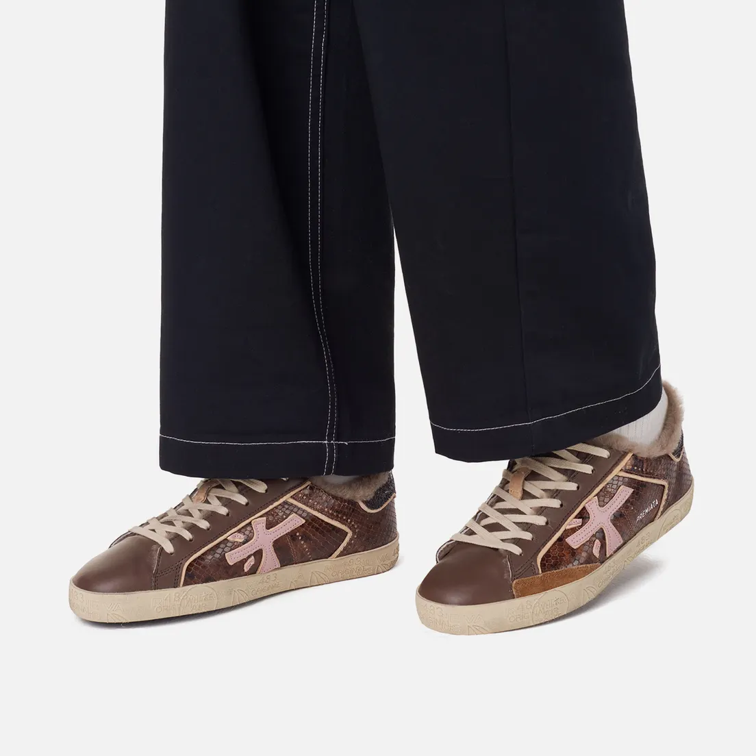 Premiata Женские кроссовки Steven-d 6485