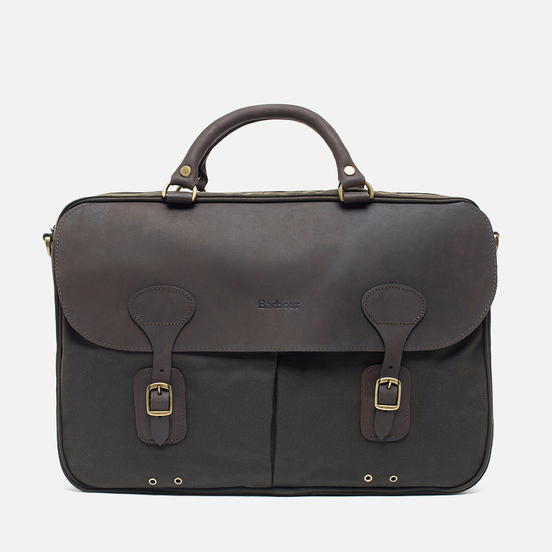 barbour briefcase