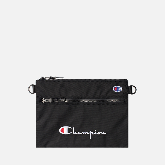 Сумка Champion Reverse Weave Script Logo Small Shoulder Black Beauty
