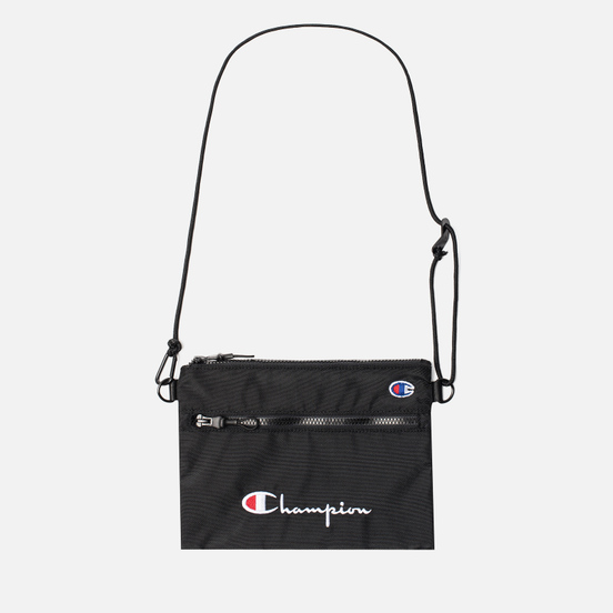 Сумка Champion Reverse Weave Script Logo Small Shoulder Black Beauty