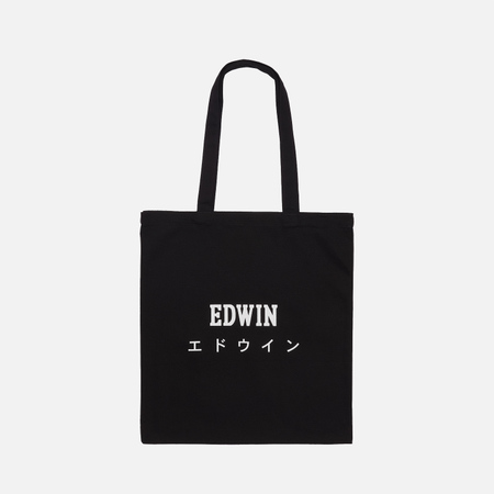 фото Сумка edwin logo tote, цвет чёрный