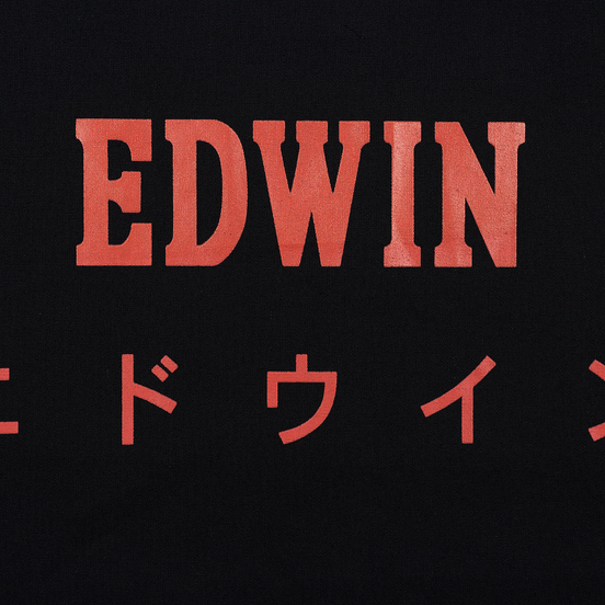 Сумка Edwin Logo Tote Oversized Hazy Dreams Black