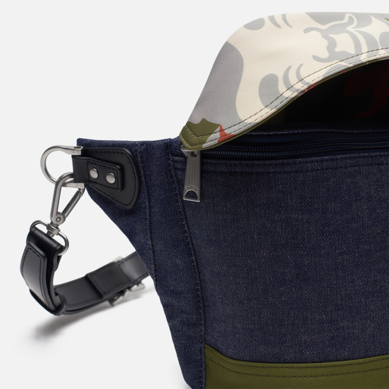Сумка Evisu Evergreen Fabric Blocking Camouflage Denim Shoulder Indigo/Camo