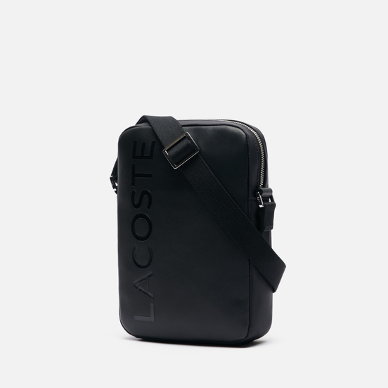 Сумка Lacoste L.12.12 Signature Leather Cross Body Black