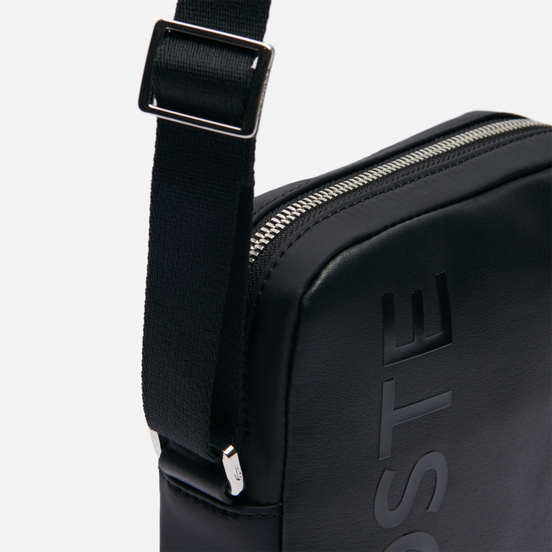 Сумка Lacoste L.12.12 Signature Leather Cross Body Black