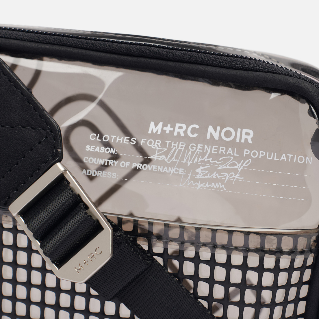 M+RC Noir Сумка Transparent Rubber Mesh