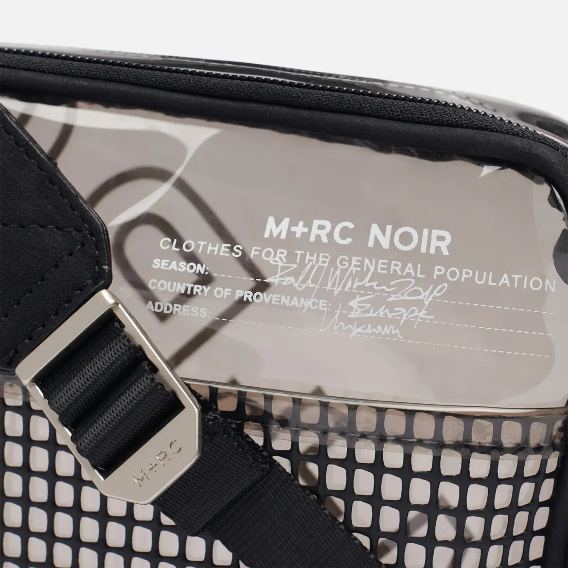 M+RC Noir Сумка Transparent Rubber Mesh